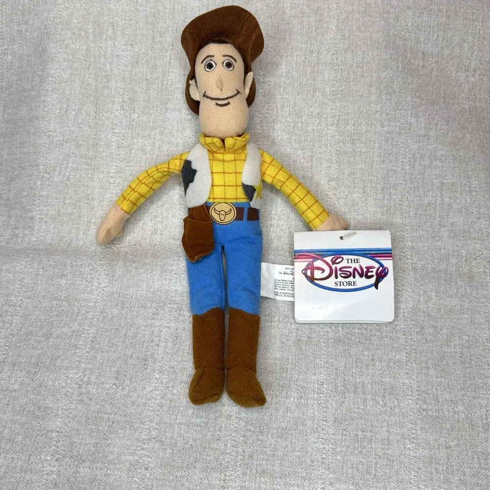 Toy Story Woody Buzz Light Year Alien The Disney Store Bean Bag Plush Set of 3